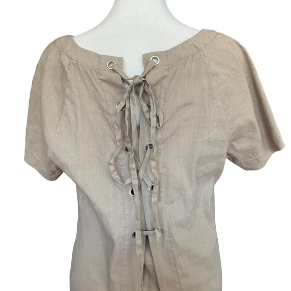 THEORY Lace Back Raglan Dress - Picture 5 of 7